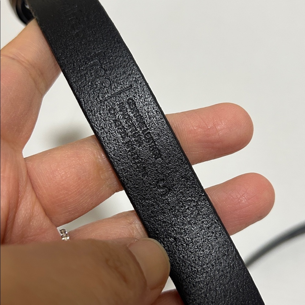 Aritzia Wilfred Free Black Leather Belt - Size Small - Picture 6 of 7